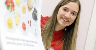Kennt und erklärt Patienten gern den Unterschied zwischen gesunden und stark verarbeiteten Lebensmitteln: Vanessa Köhler bietet Diabetesberatung im Sana Gesundheitszentrum Niederlausitz an.