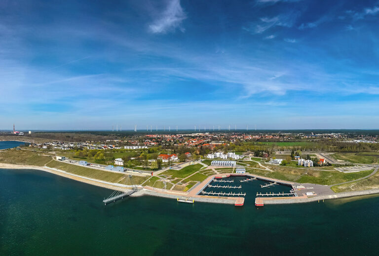 Hafen und Promenade in Großräschen
