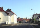 Blick auf die Bundesstraße in Plessa