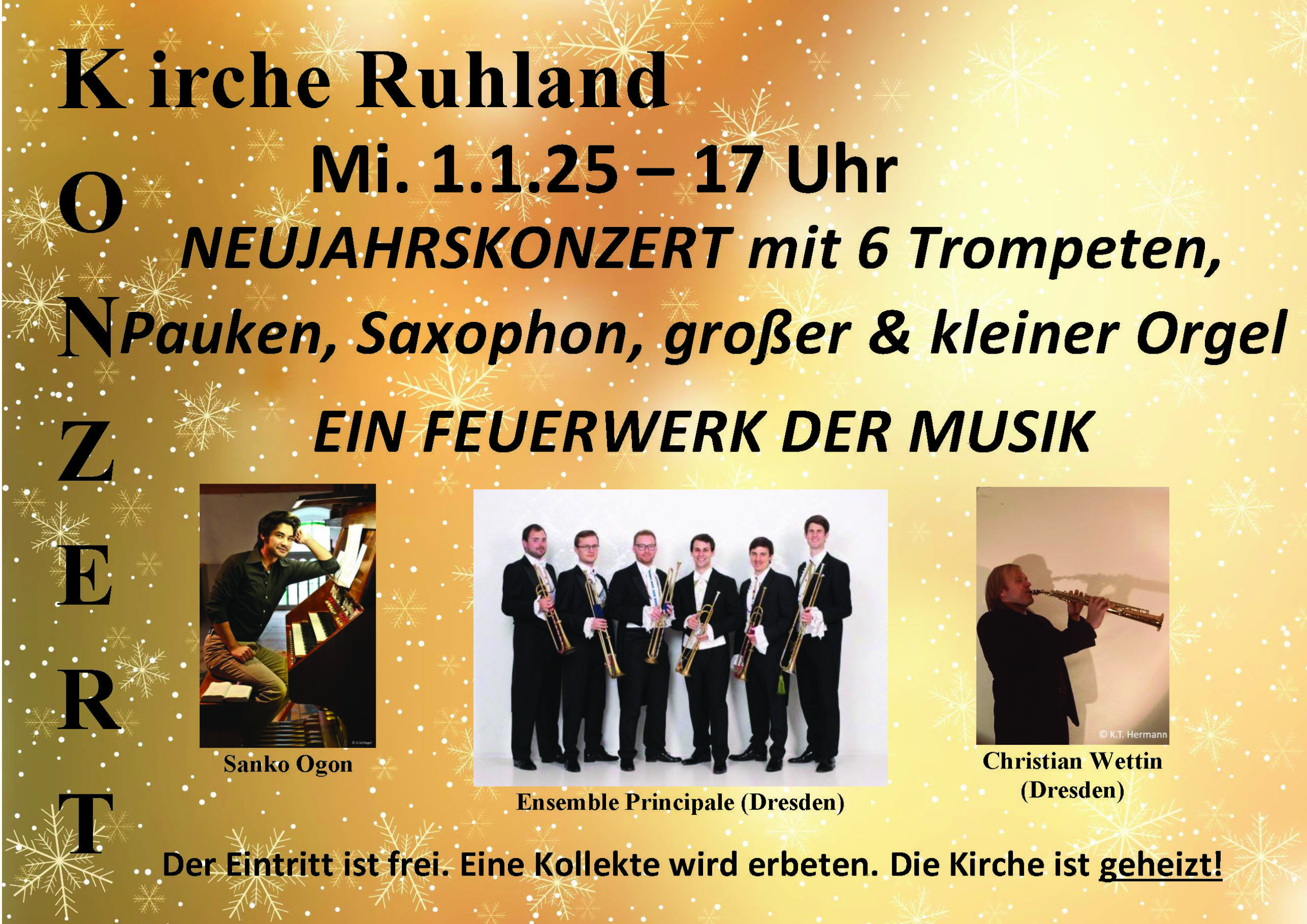 Pascal Ruhland Neujahrskonzert in Ruhland | seenluft24 fernsehen & magazin