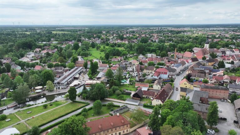 Luftbild von Lübbenau