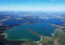 Lausitzer Seenland erhält 1,2 Millionen Euro für gemeinsame Tourismusstrategie Luftaufnahme der Seenlandschaft des Lausitzer Seenlandes