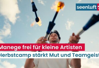 Zirkus statt Schulbank: Herbstcamp bei den Harlekids in Brieske 🎞️ Vorschaubild des seenluft24-Beitrags über das Harlekids-Herbstcamp in Brieske.